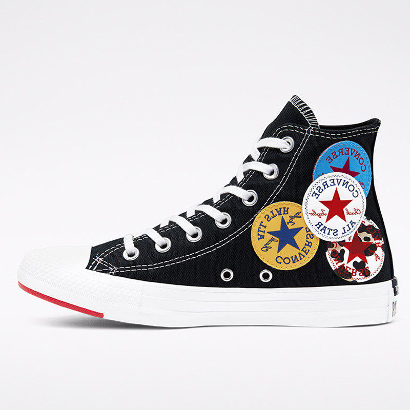 Jual SEPATU SNEAKERS Pria CONVERSE Logo Play Chuck Taylor All Star High Black Original Termurah di Indonesia Ncrsport