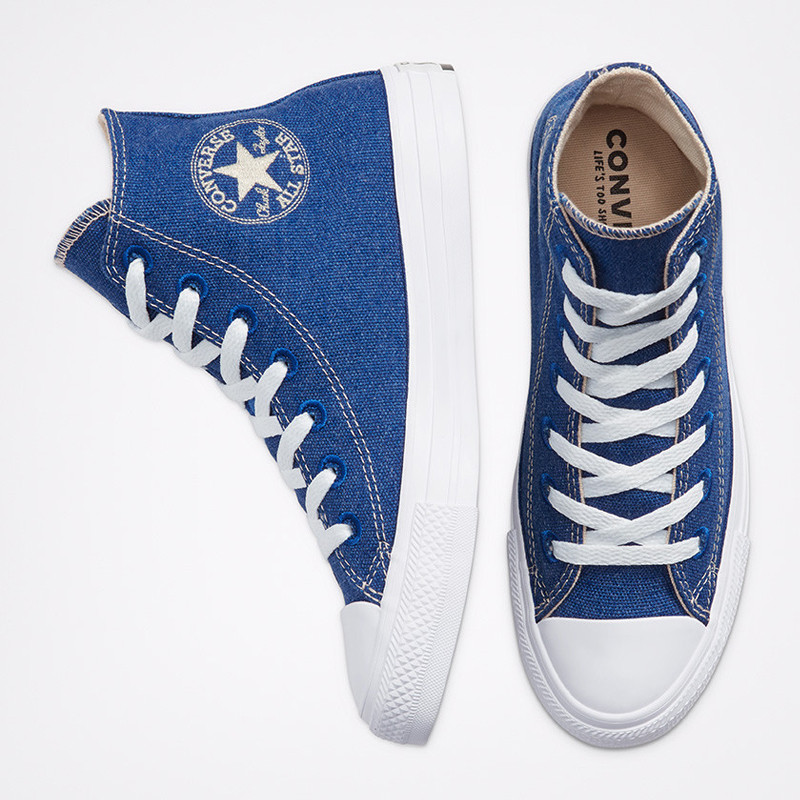 SEPATU SNEAKERS CONVERSE Chuck Taylor All Star Hi Renew Cotton Canvas recycled