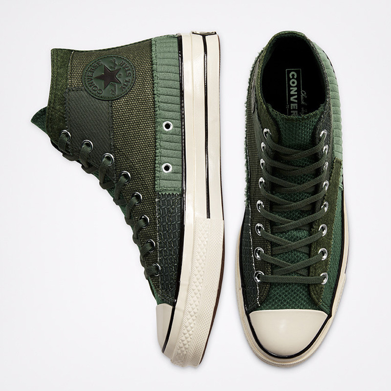SEPATU SNEAKERS CONVERSE Mono Patchwork Chuck 70 Hi