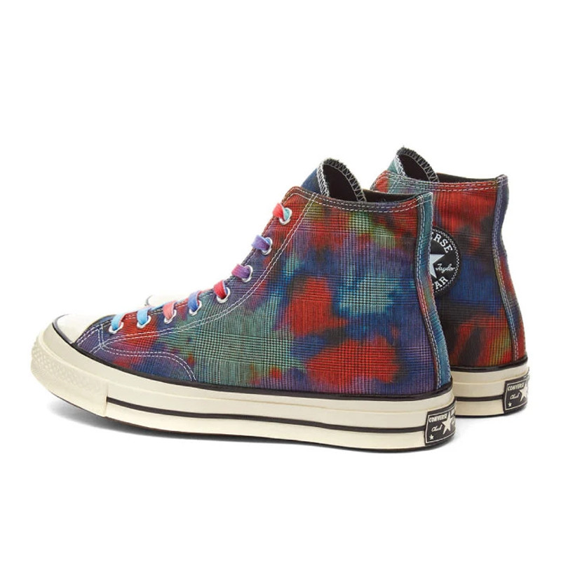 Chuck 70 Hi Tie Dye Plaid foto 2