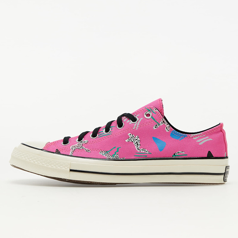 Sepatu Sneakers Converse Chuck 70 Low Ox Archive Print Hyper Pink - Main Image
