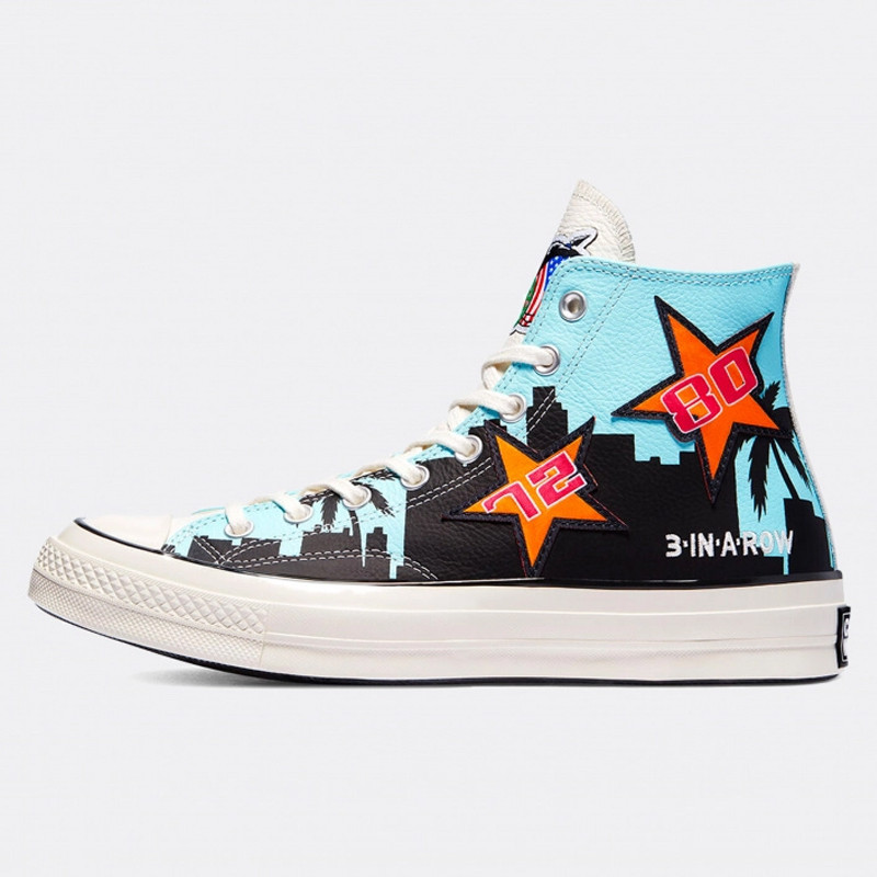 SEPATU SNEAKERS CONVERSE X CHINATOWN MARKET LA Lakers CHUCK 70 HI