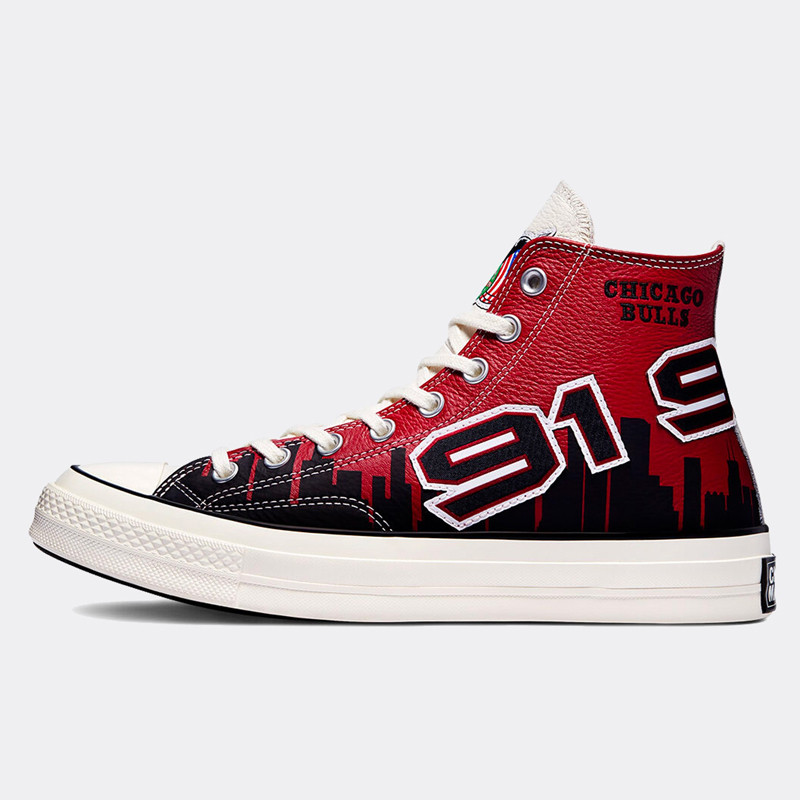 SEPATU SNEAKERS CONVERSE X CHINATOWN MARKET Chicago BULLS CHUCK 70 HI