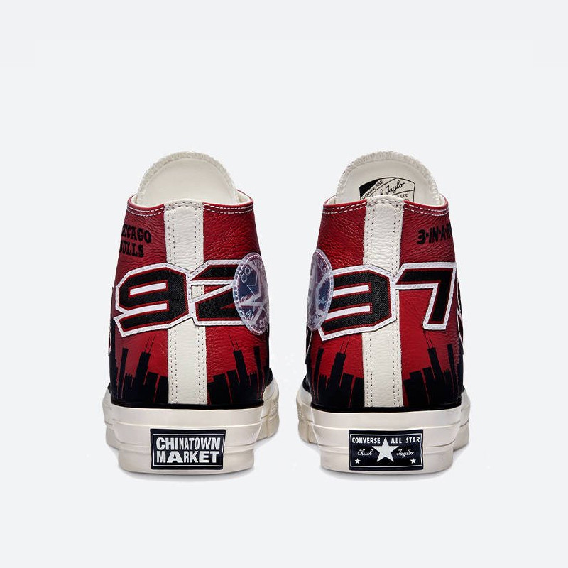 SEPATU SNEAKERS CONVERSE X CHINATOWN MARKET Chicago BULLS CHUCK 70 HI