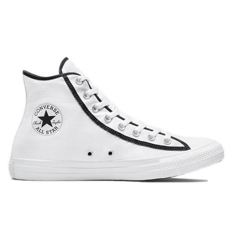 Sepatu Sneakers Converse Chuck Taylor All Star Pop Binding White