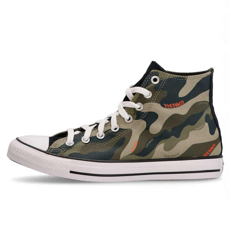 Sepatu Sneakers Converse Chuck Taylor All Star Hybrid Camo Wordmark High  Top Light Field Surplus