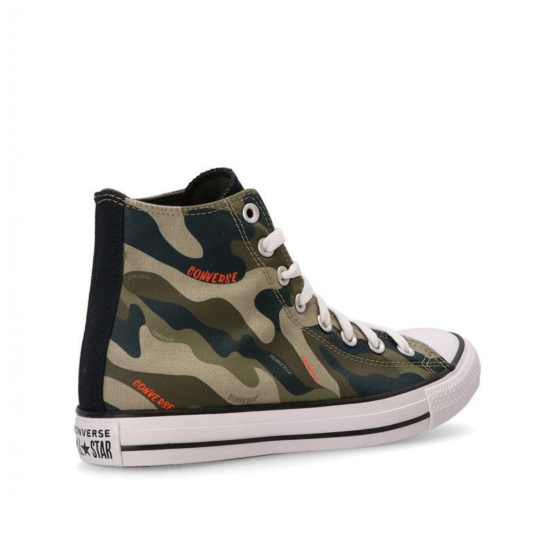 SEPATU SNEAKERS CONVERSE Chuck Taylor All Star Hybrid Camo Wordmark High Top