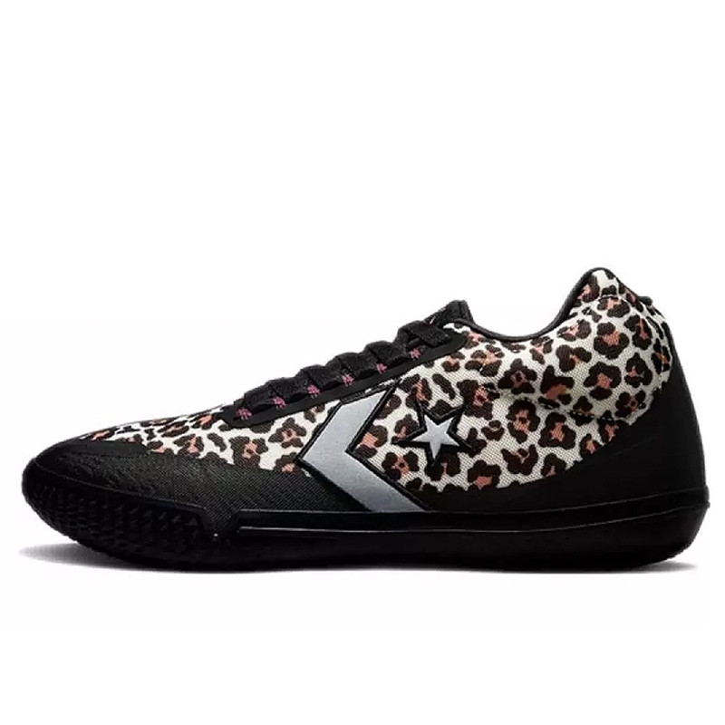 Sepatu Basket Converse Converse All Star Bb Evo Leopard Print Mid Black