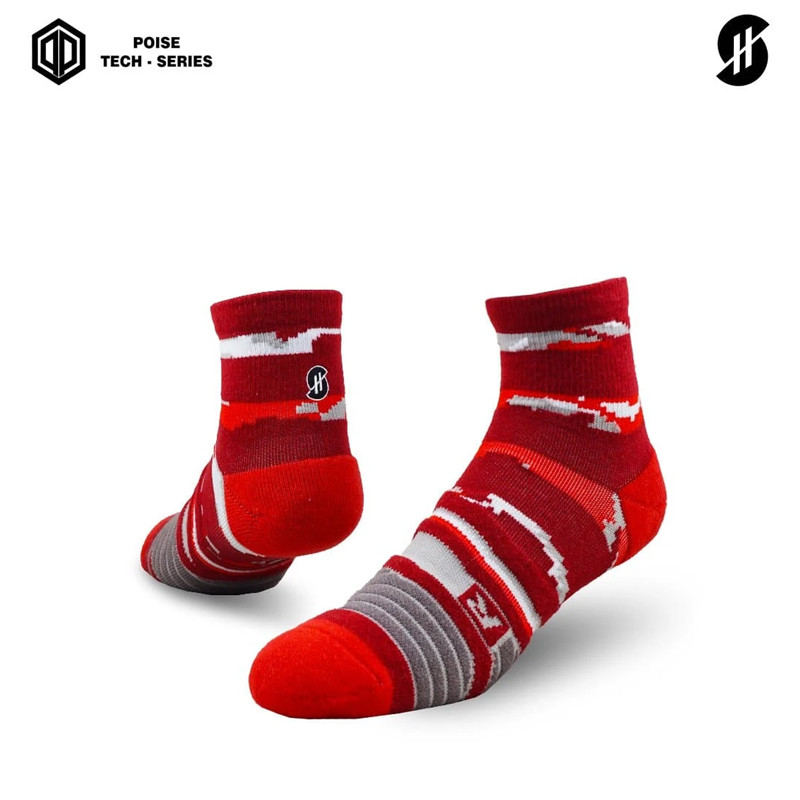 KAOS KAKI BASKET STAY HOOPS Kroov Low Poise Tech-Series Socks