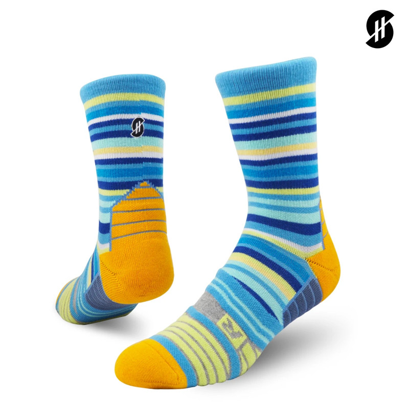 Kaos Kaki Basket Stay Hoops Oacearian Poisetech Series Socks Multicolor