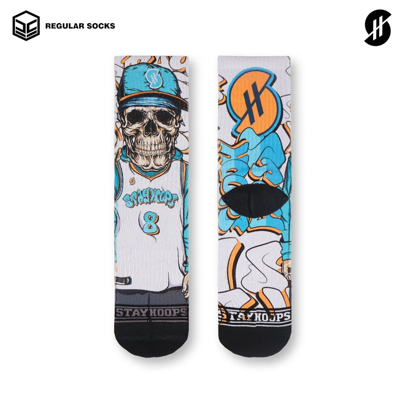 KAOS KAKI BASKET STAY HOOPS Hype Skulz Socks