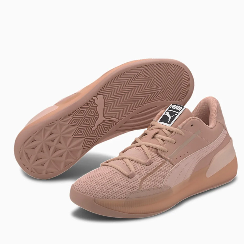 シューズ(男性用) PUMA CLYDE HARDWOOD NATURAL MISTY ROSE Jual SEPATU BASKET Pria PUMA Clyde Hardwood Natural Misty