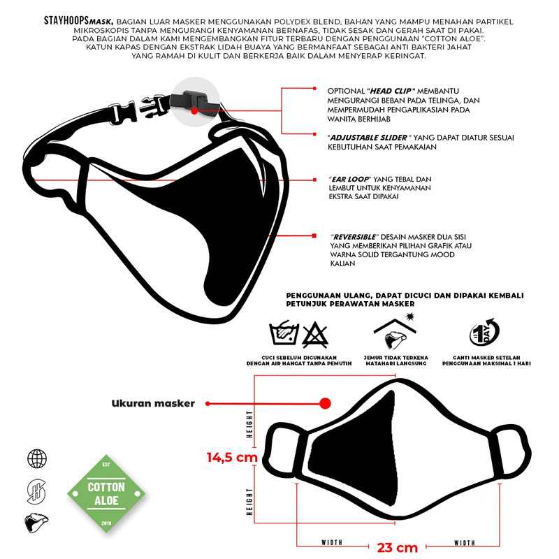 MASKER BASKET STAY HOOPS City Pack Utah Mask