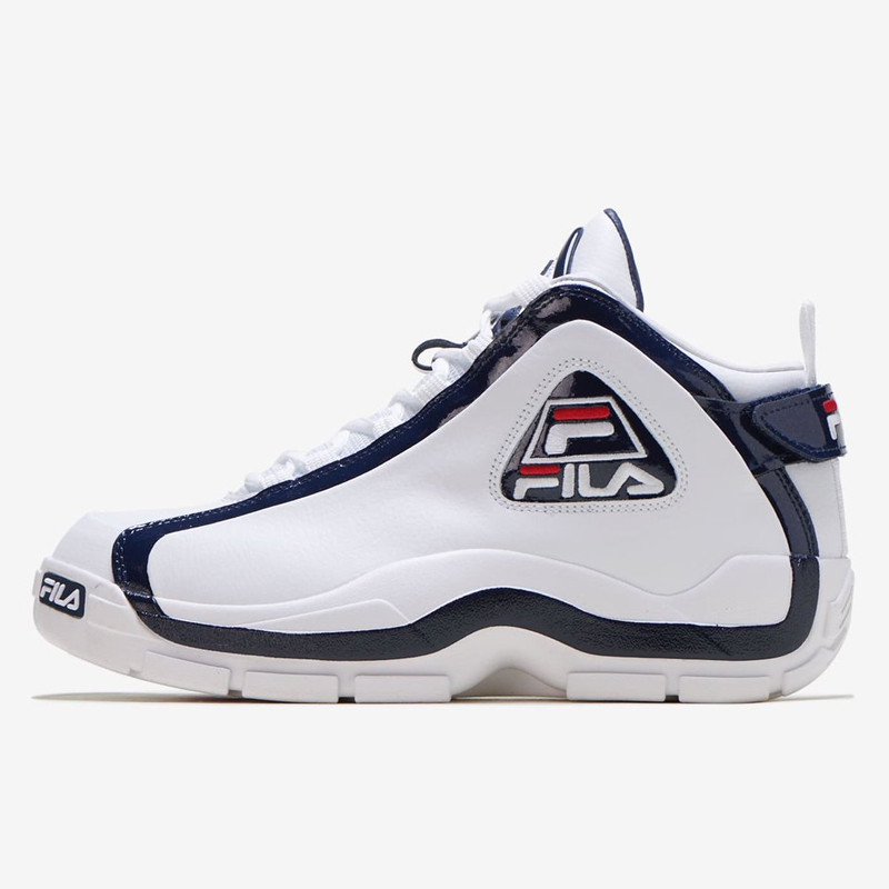 Sepatu Basket Fila 96 Grant Hill White Navy