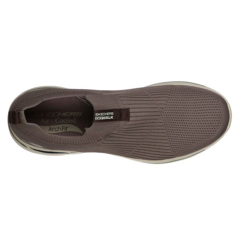 Sepatu Sneakers Skechers Go Walk Arch Fit Brown