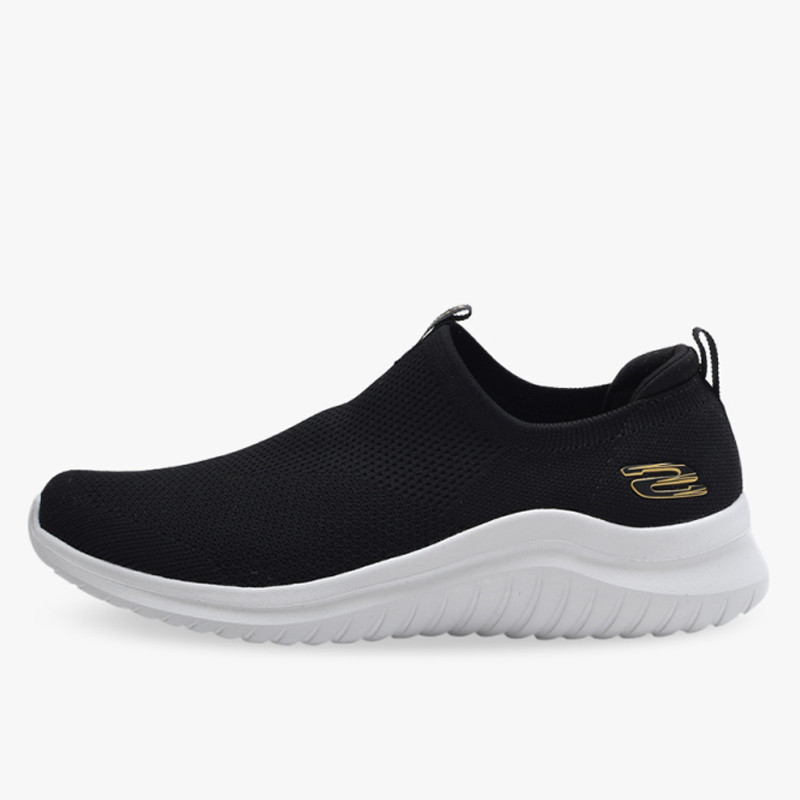 Sepatu Sneakers Skechers Ultra Flex Black Gold