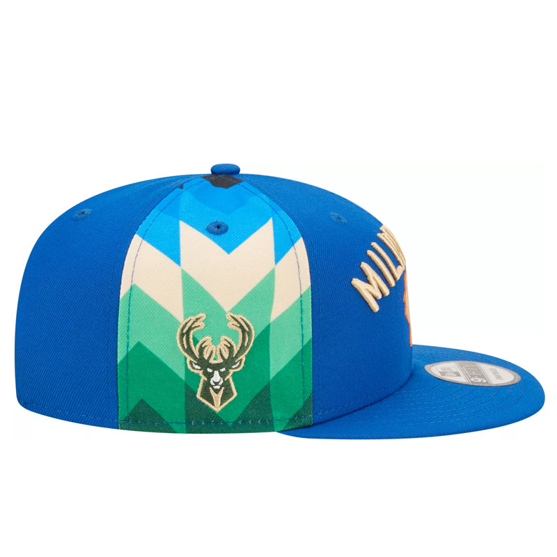 TOPI BASKET NEW ERA City Edition Milwaukee Bucks 9Fifty Snapback