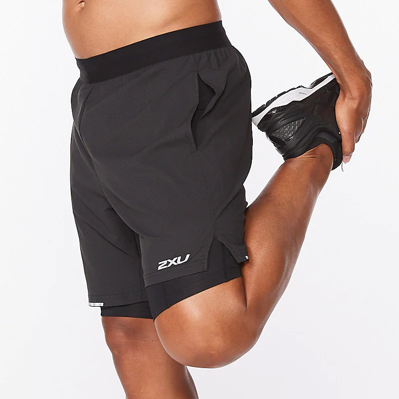 CELANA LARI 2XU Aero 2-In-1 7 Inch Shorts