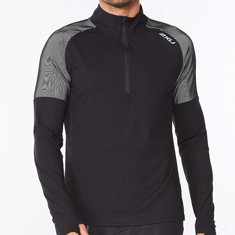 BAJU LARI 2XU Light Speed Half Zip Tee