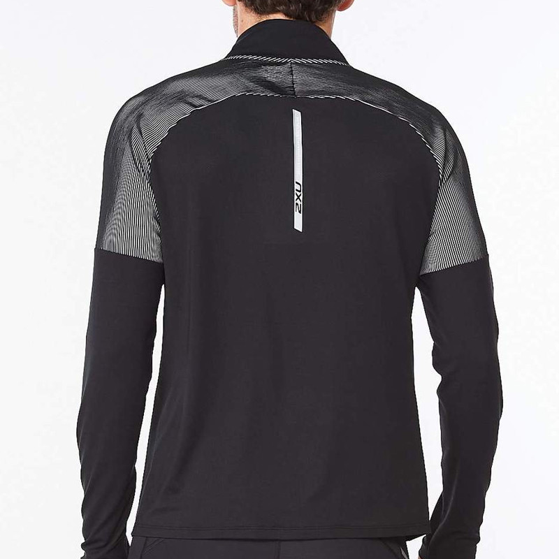 BAJU LARI 2XU Light Speed Half Zip Tee