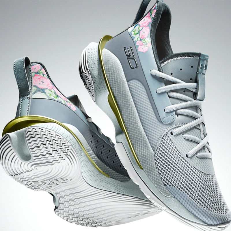 SEPATU BASKET UNDER ARMOUR Curry 7 Floral CNY GS