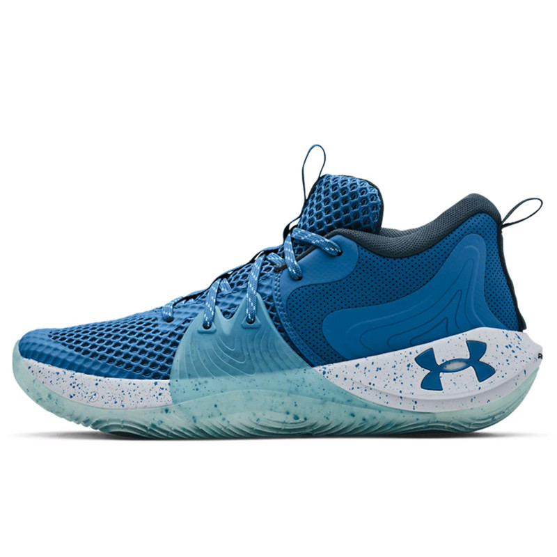 Blue Under Armour Embiid One Sepatu Basket Under Armour Ua Embiid Blue
