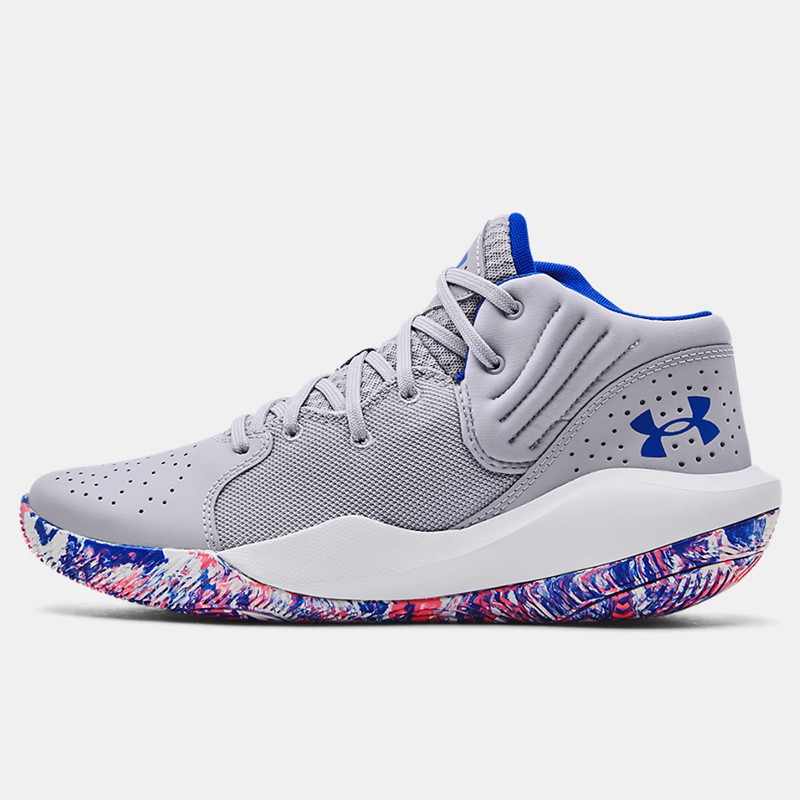 Jual SEPATU BASKET Pria UNDER ARMOUR UA Jet '21 Mod Gray Original - Main Image