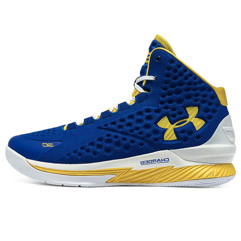 Sepatu Basket Under Armour Curry 1 Dub Nation Blue Original 3026047 400