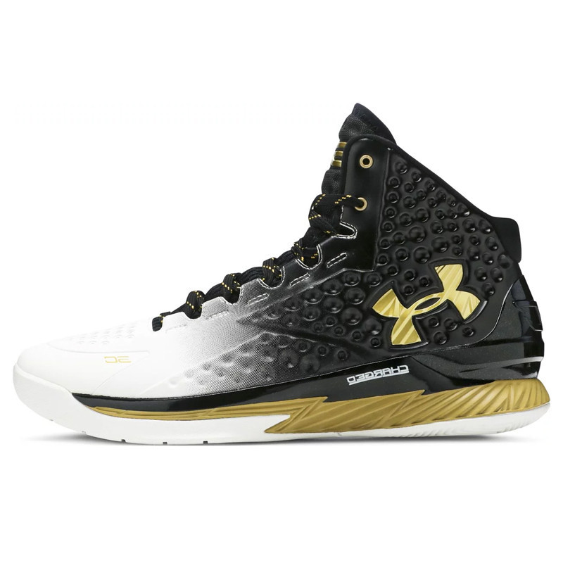 Sepatu Basket Under Armour Ua Curry 1 Mvp Black Gold