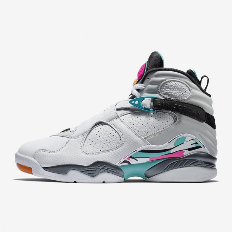 South Beach Jordan Pink And Blue Jordan Viii South Beach Aj South