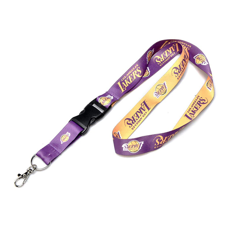 AKSESORIS BASKET WINCRAFT Los Angeles Lakers Basketball NBA Buckle Lanyard