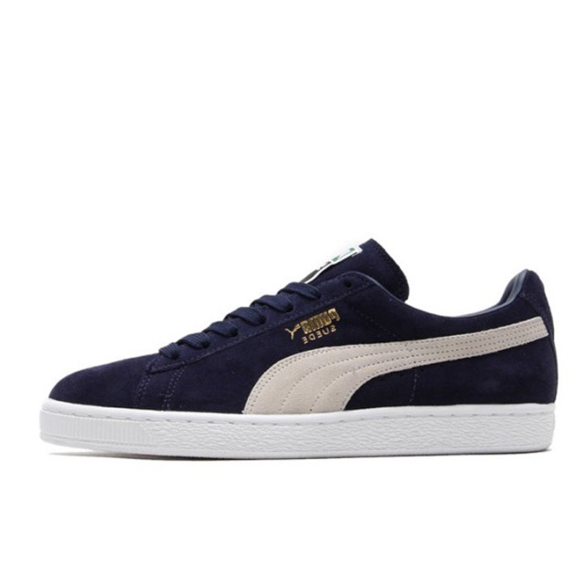 Jual SEPATU SNEAKERS Pria PUMA Suede Classic White Navy Original Termurah di Indonesia Ncrsport