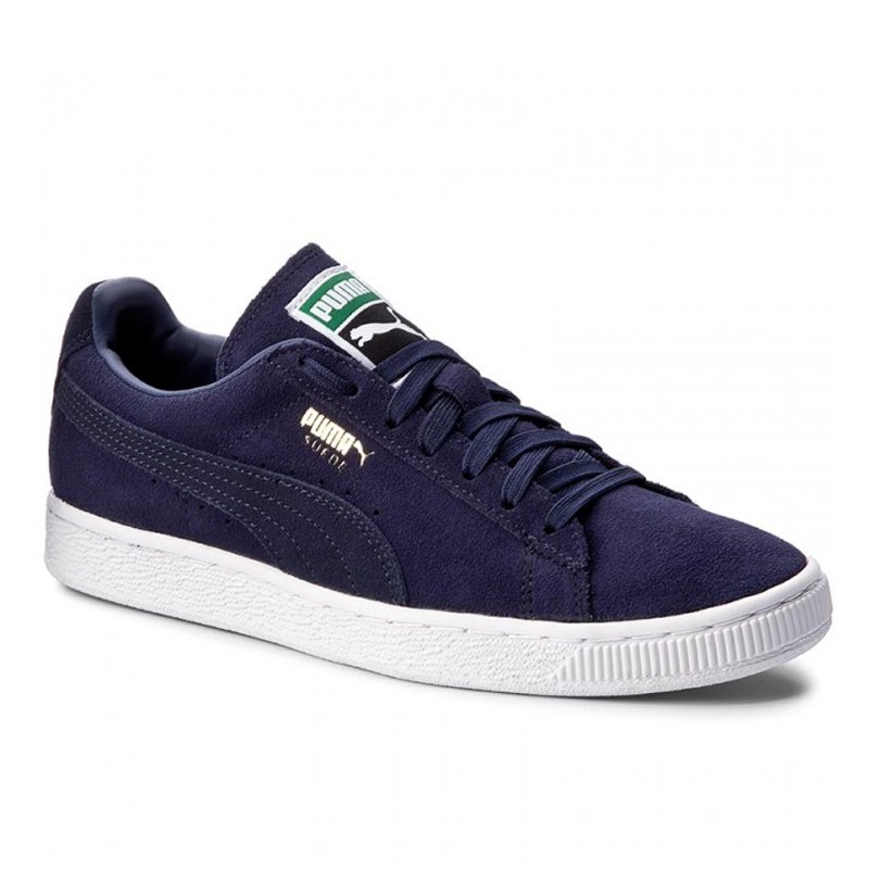 Jual SEPATU SNEAKERS Pria PUMA Suede Classic Plus Navy Original
