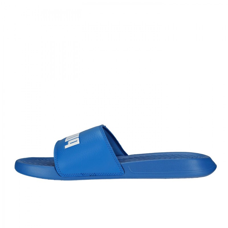 Jual SANDAL SNEAKERS Pria PUMA Popcat Slide Blue Original Termurah di Indonesia Ncrsport