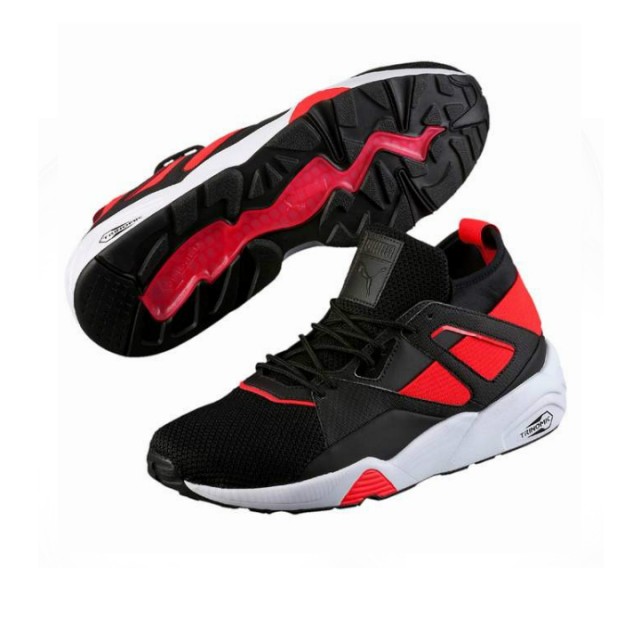 SEPATU SNEAKERS PUMA Black of Glory Sock Tech