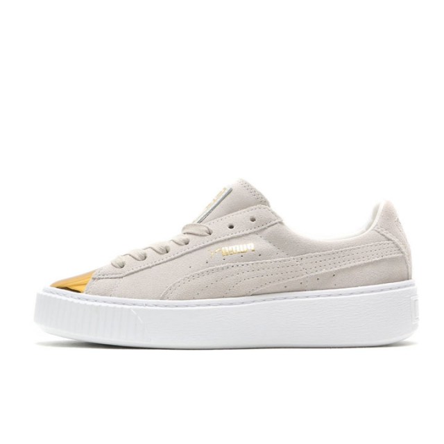 SEPATU SNEAKERS PUMA WMNS Suede Platform Gold