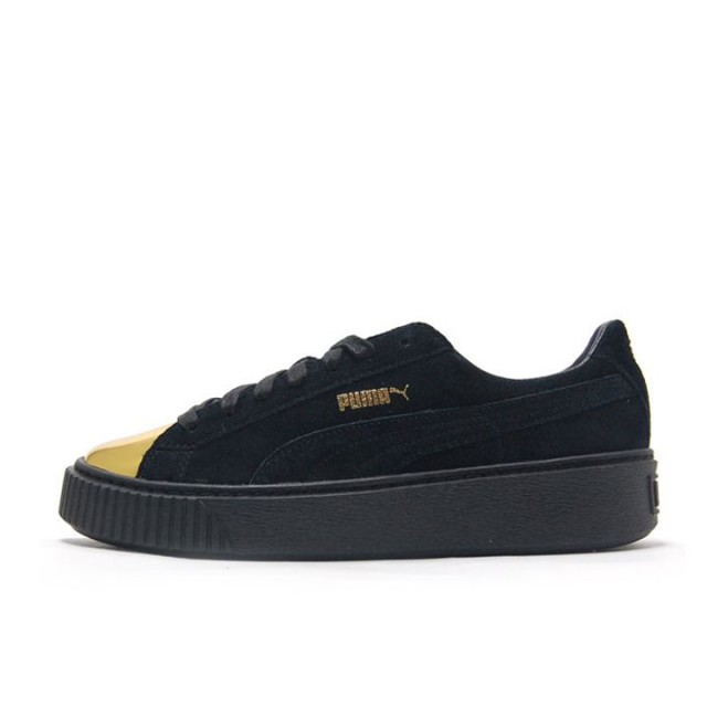 SEPATU SNEAKERS PUMA WMNS Suede Platform Gold