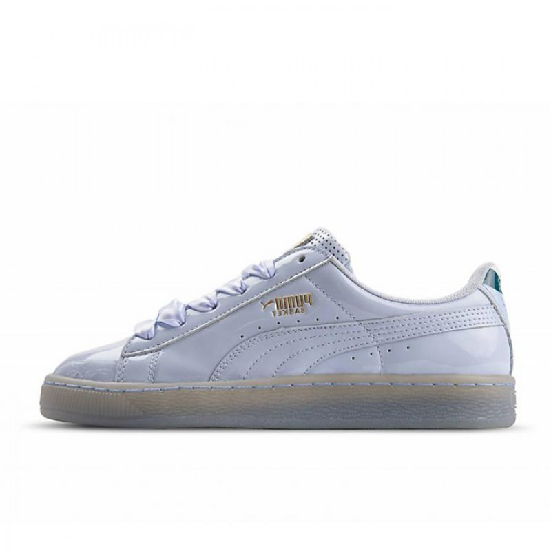 Sepatu Sneakers Puma Wmns Basket X Careaux Halogen Blue