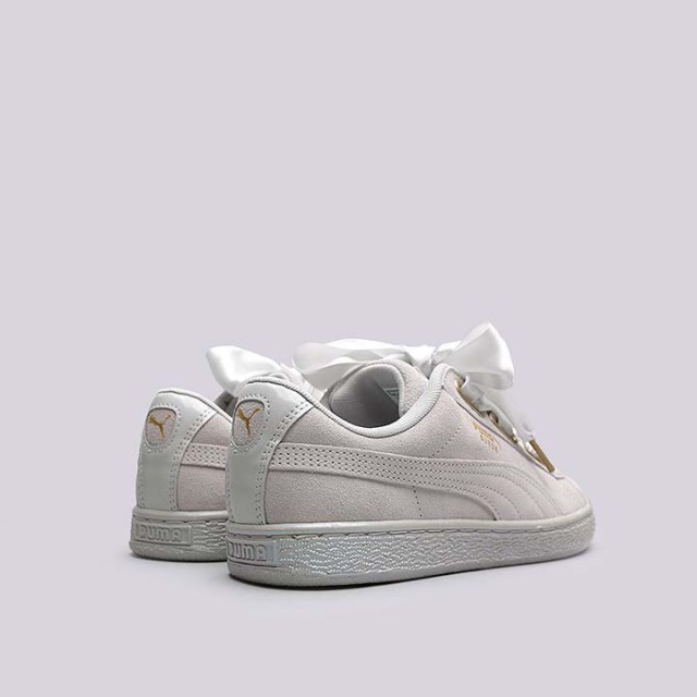 Suede Heart Satin Wn s Gray Violet-Gray foto 3