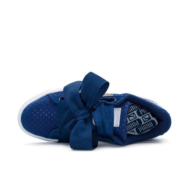 SEPATU SNEAKERS PUMA Wmns Basket Heart Denim