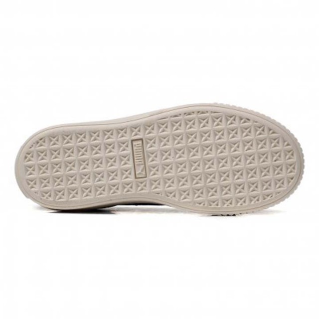 Suede Platform Mono Satin Puma Black-Whi foto 4