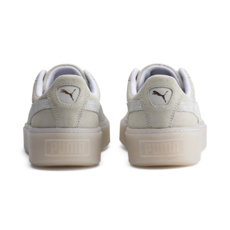 SEPATU SNEAKERS PUMA Wmns Suede Platform Artica