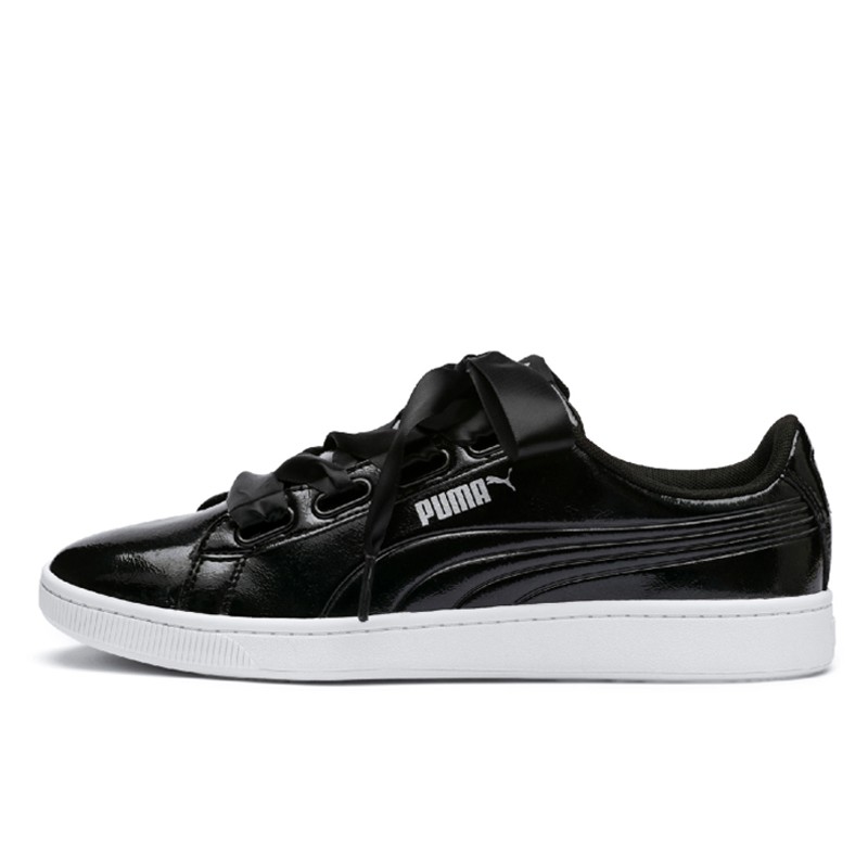 Leather Sneakers Puma Vikky Sneakers Sepatu Sneakers Puma Wmns Vikky V2  Ribbon Core Black