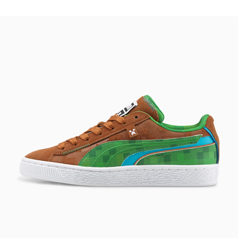 SEPATU SNEAKERS PUMA x MINECRAFT Suede JR