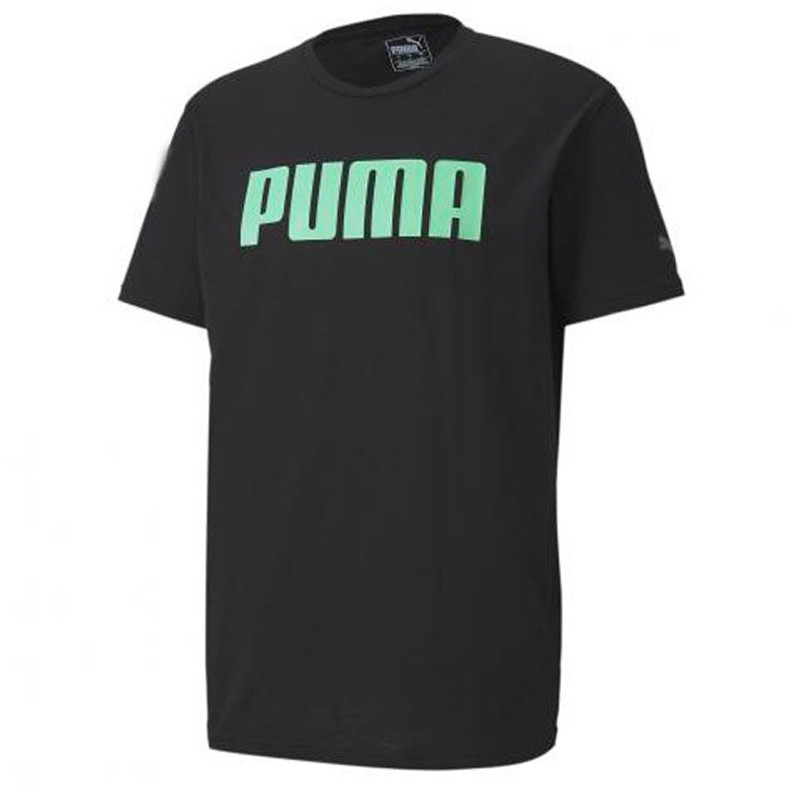 Baju Sneakers Puma Graphic Short Sleeve Tee Black