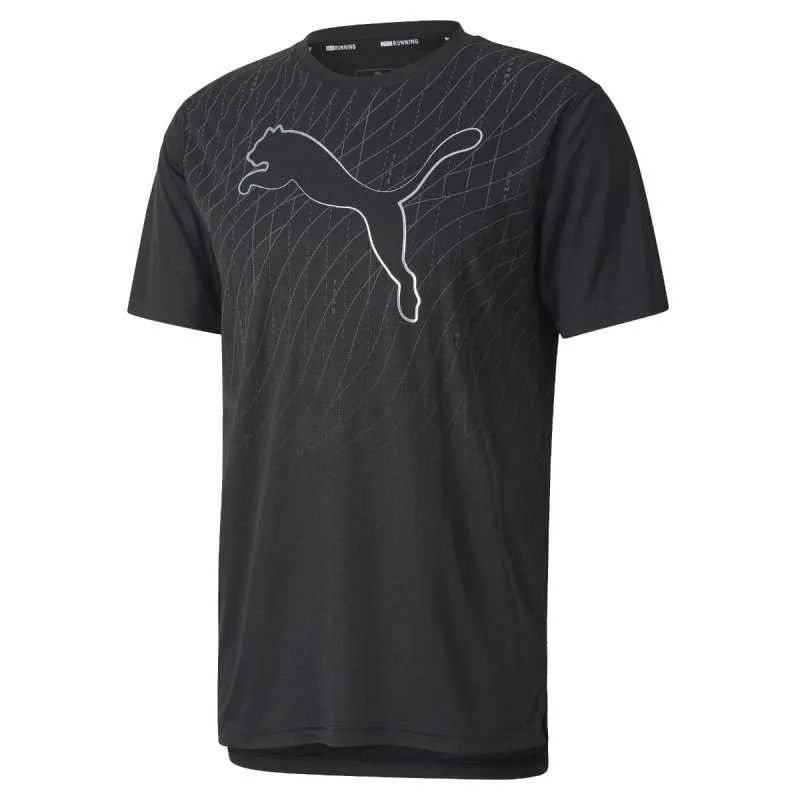 BAJU LARI PUMA Run Graphic Cat SS Tee
