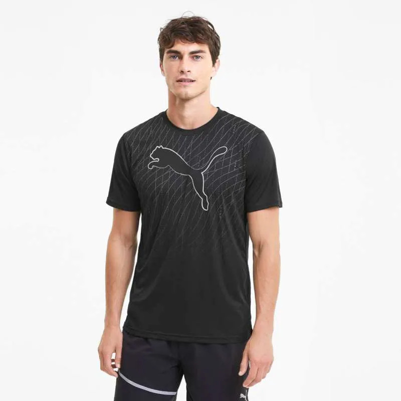 BAJU LARI PUMA Run Graphic Cat SS Tee