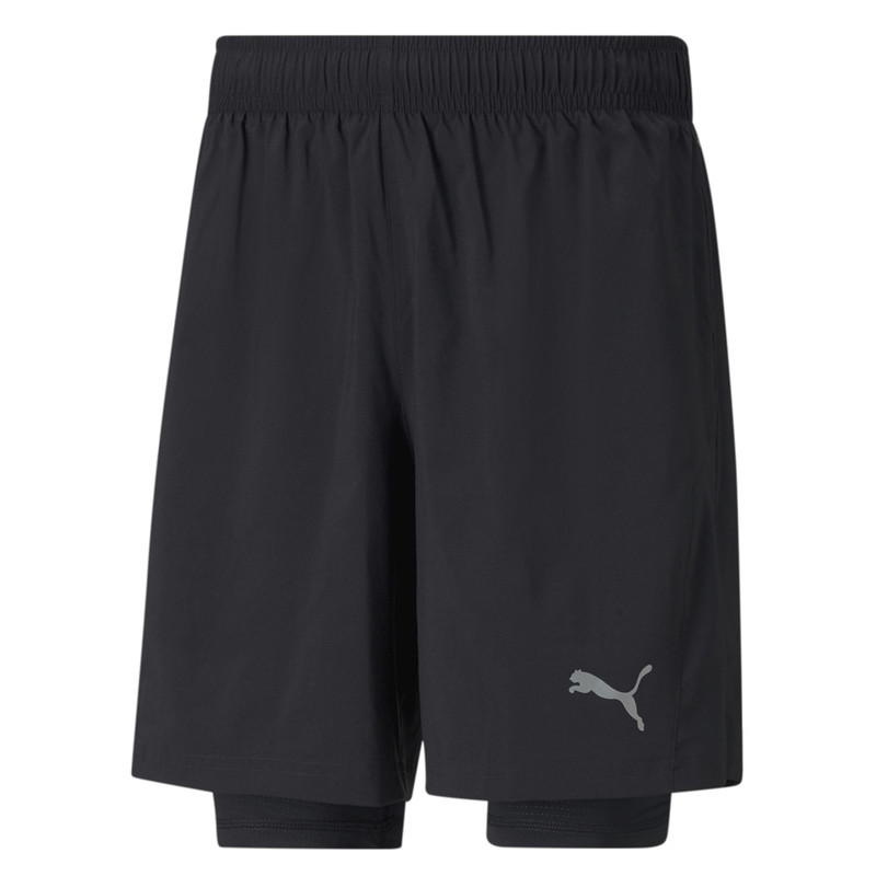 CELANA LARI PUMA Run Favourite Woven 2-IN-1 7 Inch Shorts