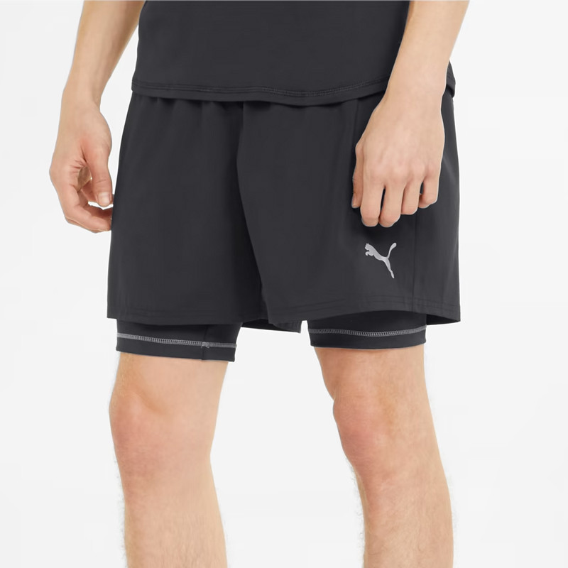 CELANA LARI PUMA Graphic 2-In-1 5 inch Running Shorts