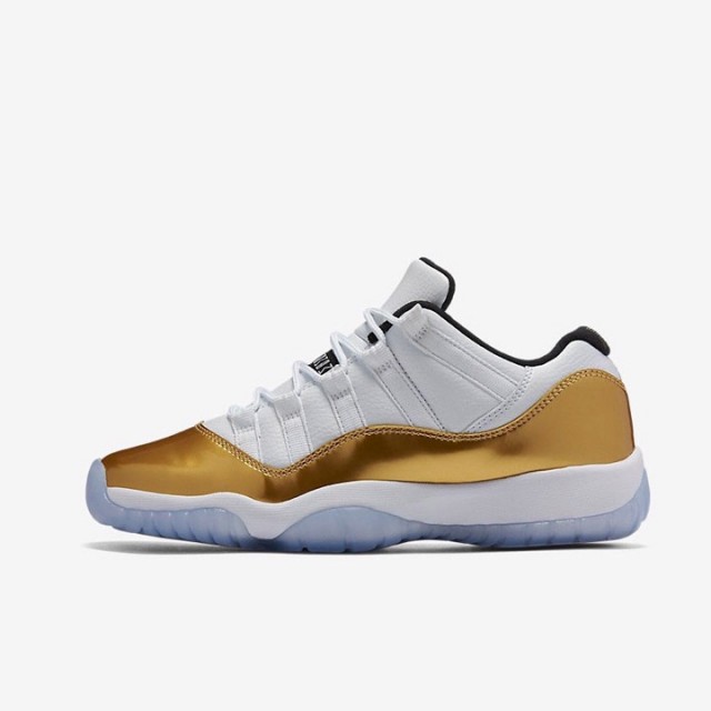 Jual SEPATU BASKET Anak AIR JORDAN AJ 11 Retro Low BG Metallic